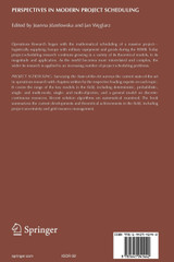 Perspectives in Modern Project Scheduling