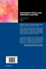 Information Theory and Statistical Learning