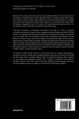 Corporate Governance in Transition Economies Corporate Governance in Transition Economies