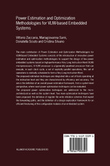 Power Estimation and Optimization Methodologies for VLIW-based Embedded Systems