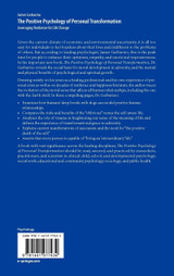 The Positive Psychology of Personal Transformation