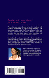 Foreign entry commitment as a human choice