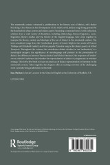 Dialect and Literature in the Long Nineteenth Century
