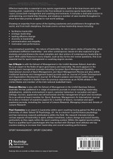 Leadership in Sport Leadership in Sport