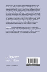 Speech Rate, Pause and Sociolinguistic Variation