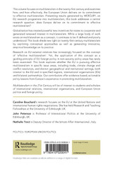 Multilateralism in the 21st Century