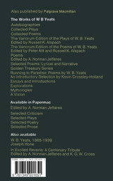 A Commentary on the Collected Poems of W. B. Yeats A Commentary on the Collected Poems of W. B. Yeats