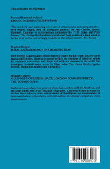 Western and Hard-Boiled Detective Fiction in America