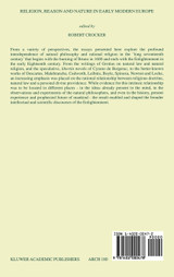 Religion, Reason and Nature in Early Modern Europe