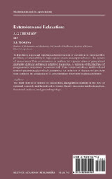 Extensions and Relaxations