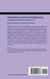 Multicriteria Analysis in Engineering