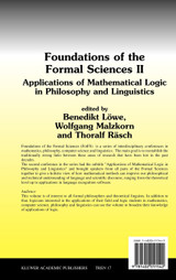 Foundations of the Formal Sciences II