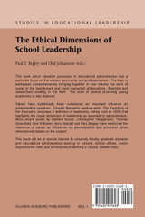 The Ethical Dimensions of School Leadership The Ethical Dimensions of School Leadership