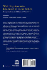 Widening Access to Education as Social Justice Widening Access to Education as Social Justice