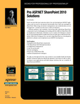 Pro ASP.NET SharePoint 2010 Solutions