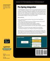 Pro Spring Integration Pro Spring Integration