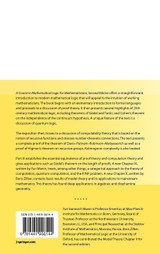 A Course in Mathematical Logic for Mathematicians