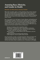 Assessing Race, Ethnicity and Gender in Health Assessing Race, Ethnicity and Gender in Health