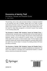 Economics of Identity Theft Economics of Identity Theft