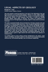 Legal Aspects of Geology Legal Aspects of Geology