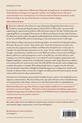 Mackenzie King in the Age of the Dictators