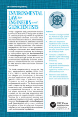 Environmental Law for Engineers and Geoscientists Environmental Law for Engineers and Geoscientists