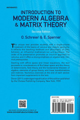 Introduction to Modern Algebra and Matrix Theory Introduction to Modern Algebra and Matrix Theory