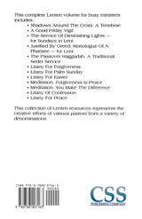 Lenten Resources for Worship L Lenten Resources for Worship L