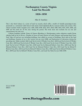 Northampton County, Virginia Land Tax Records, 1826-1850 Northampton County, Virginia Land Tax Records, 1826-1850