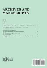 Archives and Manuscripts Vol. 50 No. 1 Archives and Manuscripts Vol. 50 No. 1