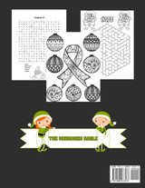Large Print Christmas Activity Book for Our Chronic Pain, Chronic Illness and Mental Health Community - Word Search, Maze and Coloring for Teens or Adults