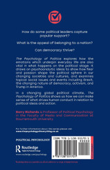 The Psychology of Politics The Psychology of Politics