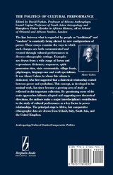 The Politics of Cultural Performance The Politics of Cultural Performance