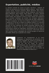 Exportation, publicité, médias