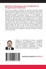 Métodos y Estrategias de investigación en Programas de Doctorado Métodos y Estrategias de investigación en Programas de Doctorado