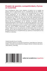 Modelo de gestión, competitividad y Pymes en Colombia