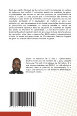 DDR, Genre et Environnement Post-Conflit