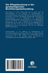 Die Pflegeberatung in der gynäkologischen Bachtherapiebehandlung