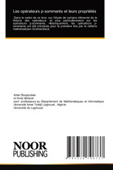 Les opérateurs p-sommants et leurs propriétés