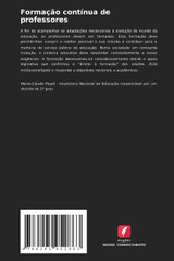 Formação contínua de professores Formação contínua de professores