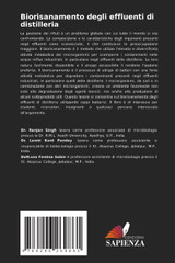 Biorisanamento degli effluenti di distilleria Biorisanamento degli effluenti di distilleria