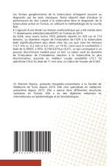 Le test cutané à la tuberculine