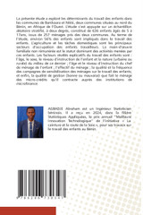Le phénomène du travail des enfants au Bénin
