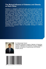 The Mutual Influence of Diabetes and Obesity on Each Other
