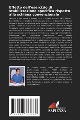 Effetto dell'esercizio di stabilizzazione specifica rispetto alla schiena convenzionale