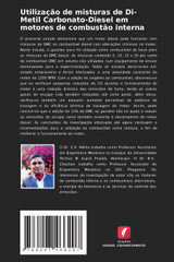 Utilização de misturas de Di-Metil Carbonato-Diesel em motores de combustão interna