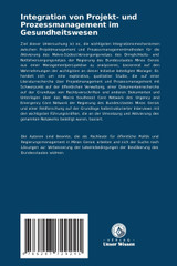 Integration von Projekt- und Prozessmanagement im Gesundheitswesen Integration von Projekt- und Prozessmanagement im Gesundheitswesen