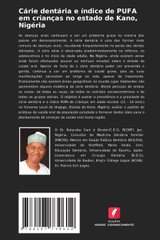 Cárie dentária e índice de PUFA em crianças no estado de Kano, Nigéria