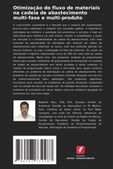 Otimização do fluxo de materiais na cadeia de abastecimento multi-fase e multi-produto