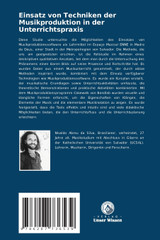 Einsatz von Techniken der Musikproduktion in der Unterrichtspraxis